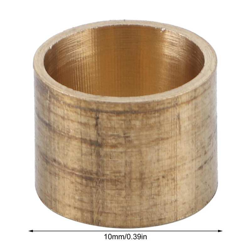 Puntas de latón para taco de billar, accesorios y herramientas de reparación, 10 Uds.: 10mm