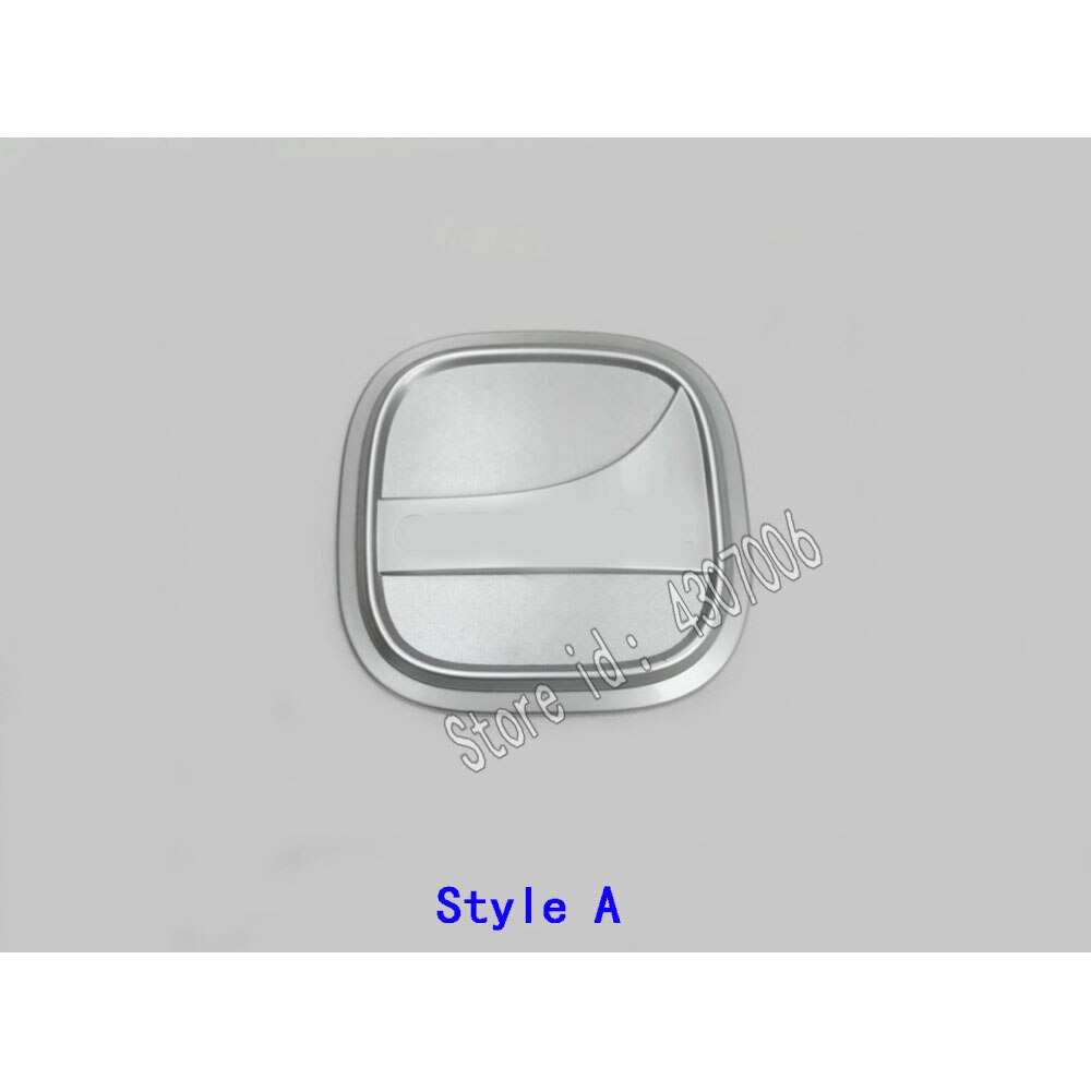 Autosticker gas/brandstof/olie tank afdekkap abs chrome lamp frame trim onderdelen 1 st voor mitsubishi outlander