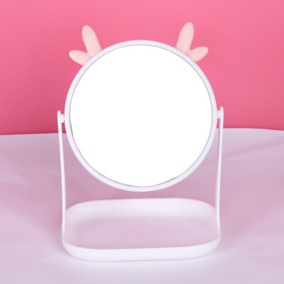 nordisch schöNe Multifunktions machen-hoch Spiegel Schreibtisch Drehbare gotisch Schönheit Selfie Spiegel Rose Runde Oval Herz Schönheit Machen Spiegel: A13