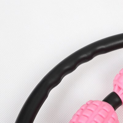 Been Spier 4 Wielen Lichaam Vormgeven Roller Ring Klem Been/Taille Stok Schuim As Roller Spier Relaxer Hand Roller lean Massage