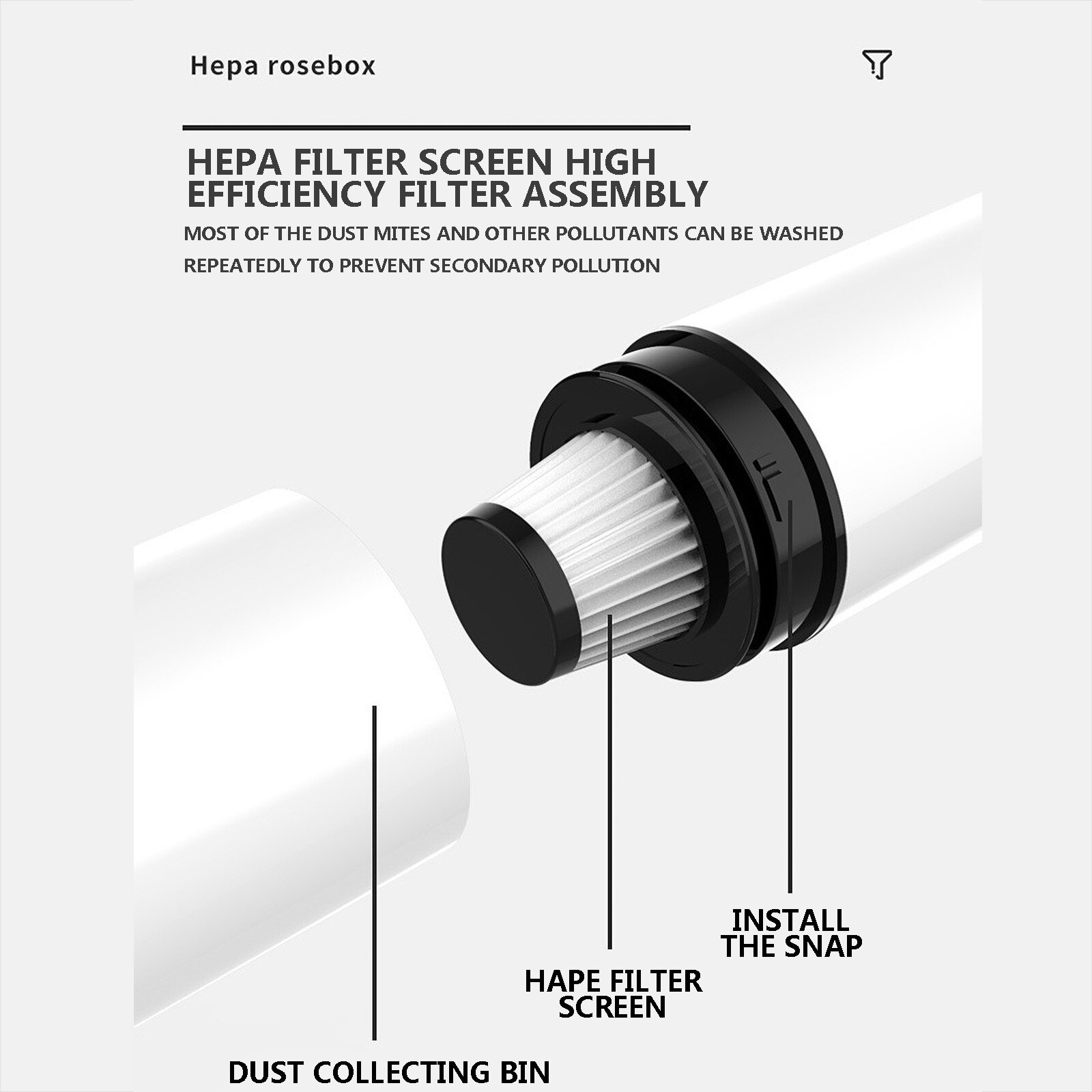 Portable Car Vacuum Cleaner Handheld Auto Vaccum Car Home Portable Handheld Powerful Wireless Vacuum Cleaner#g30