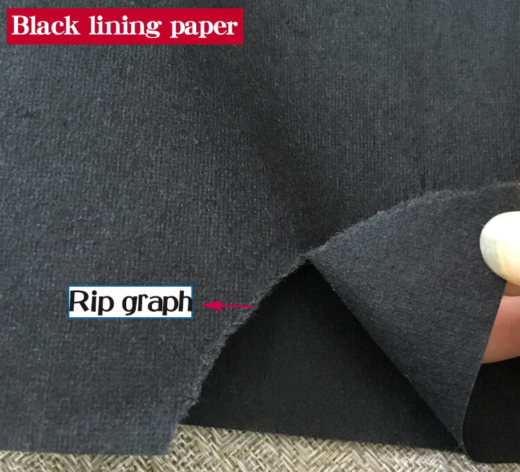 Special Paper Lining for Computer Embroidery Machine Embroidery Stabilizer Backing Easy To Tear Paper: Black / 30cm x 5M