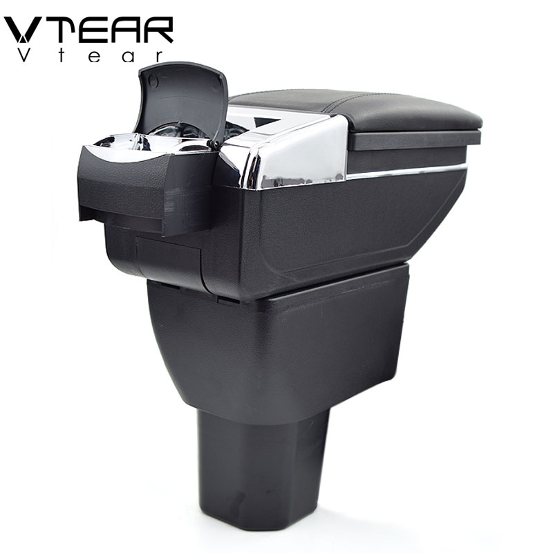 Vtear Voor Suzuki Ignis Armsteun Auto Arm Rest Accessoires Lederen Opbergdoos Center Console Decoratie Interieur Onderdelen Auto