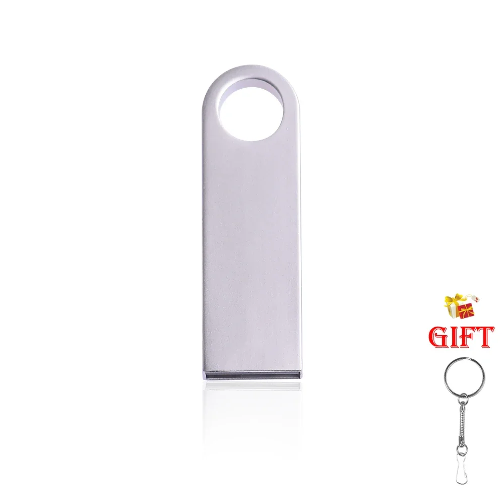 Mini usb-minnen i metall med verklig kapacitet, 128gb st, usb-minnen med hög hastighet , 64gb st, vattentäta usb-minnen i färg, usb-minnen, 32gb st , 16gb 4gb: Silver- / 50gb