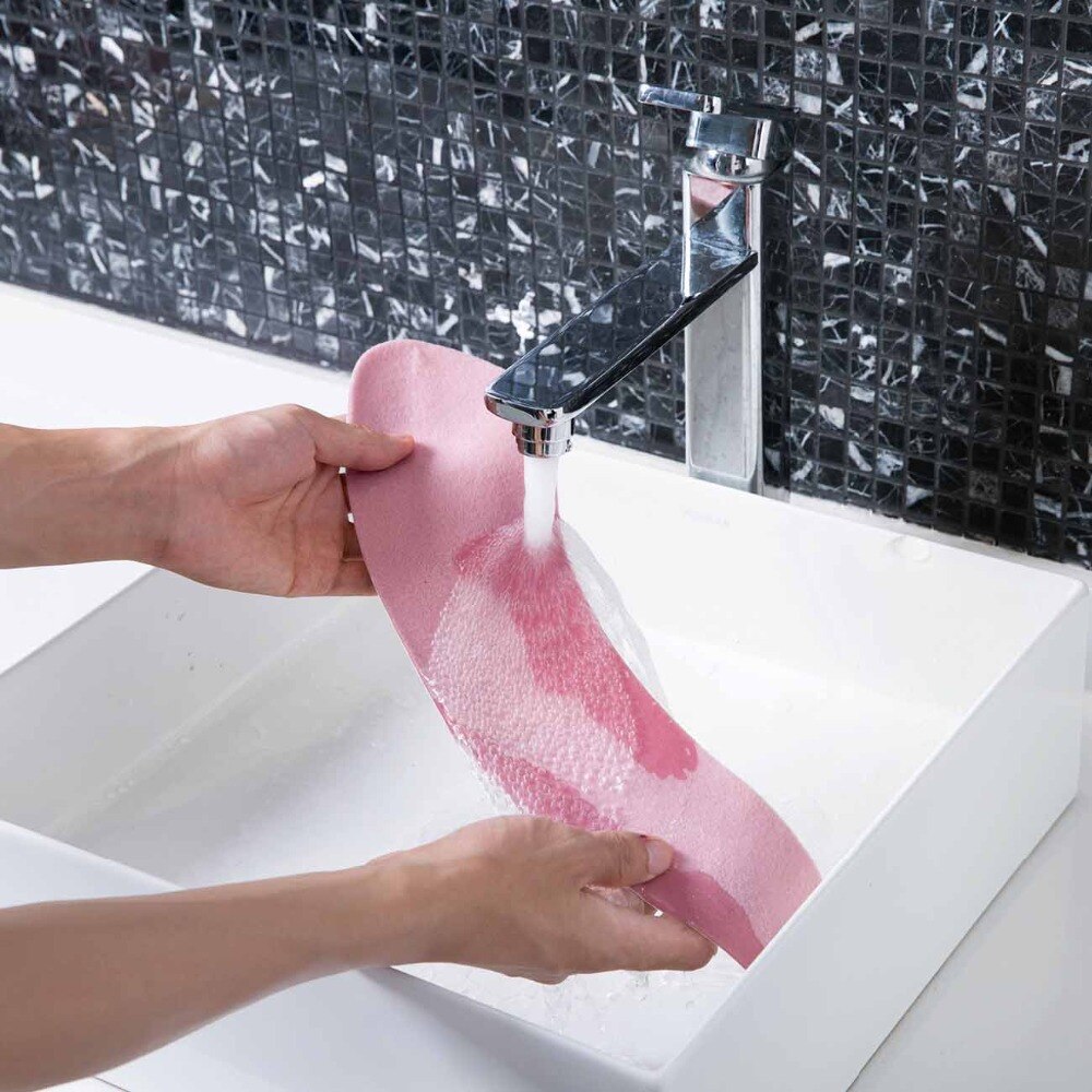 2PCS Cuttable Toilet Seat Stickers Toilet Mat Portable Washable Bathroom Accessories Paste-Type Toilet Seat Cover