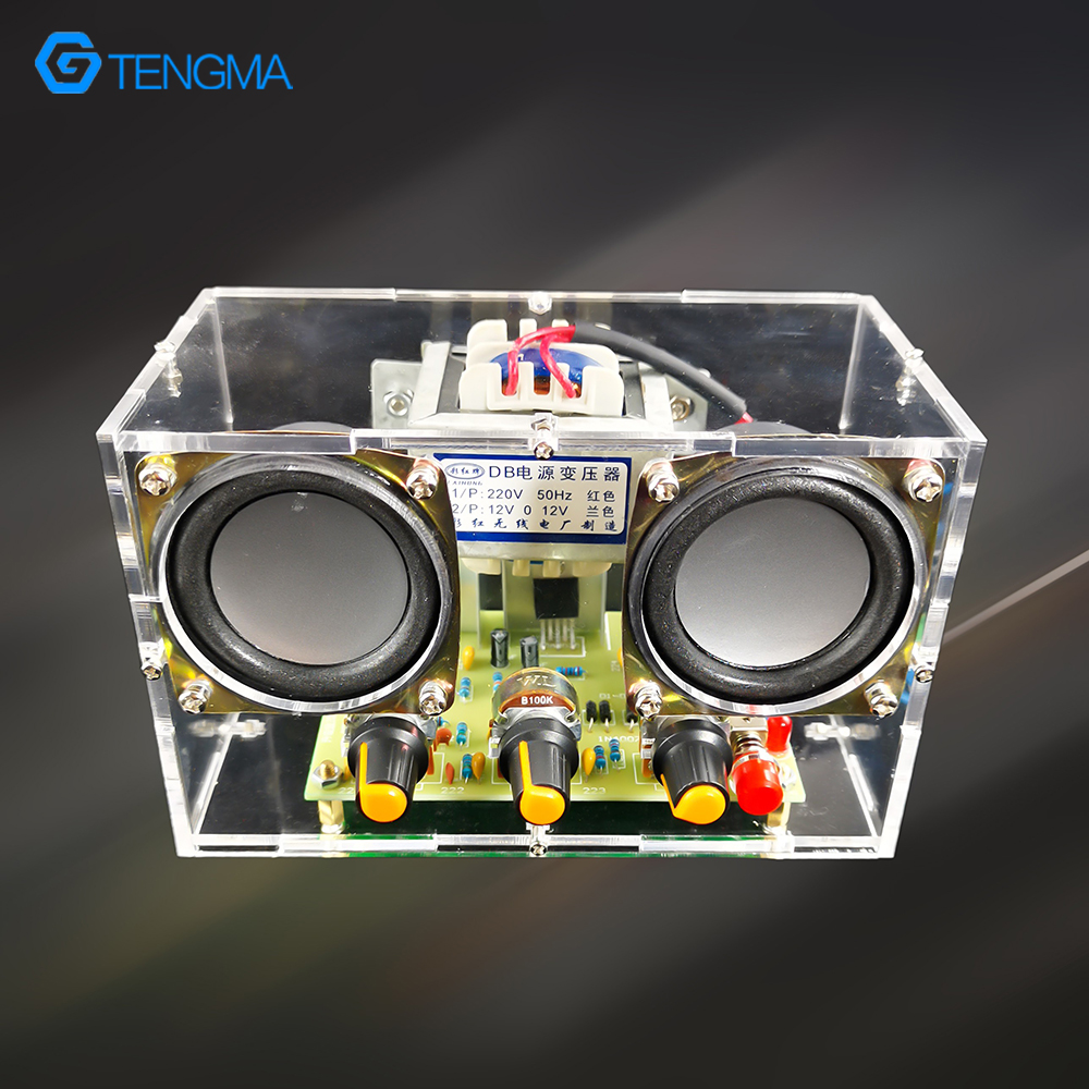 Kit de amplificador de doble canal TDA2030, altavoz, ensamblaje de entrenamiento de producción electrónica DIY, montaje de soldadura