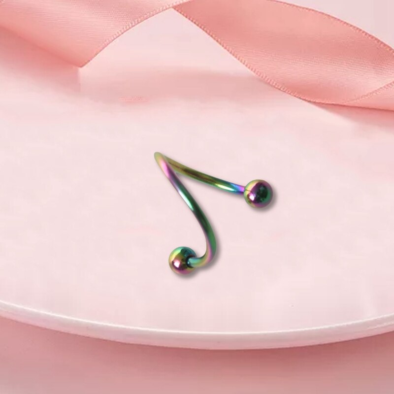 Edelstahl Flexo Twist Helix Knorpel Ring Ohrring Piercing Viele Multicolor