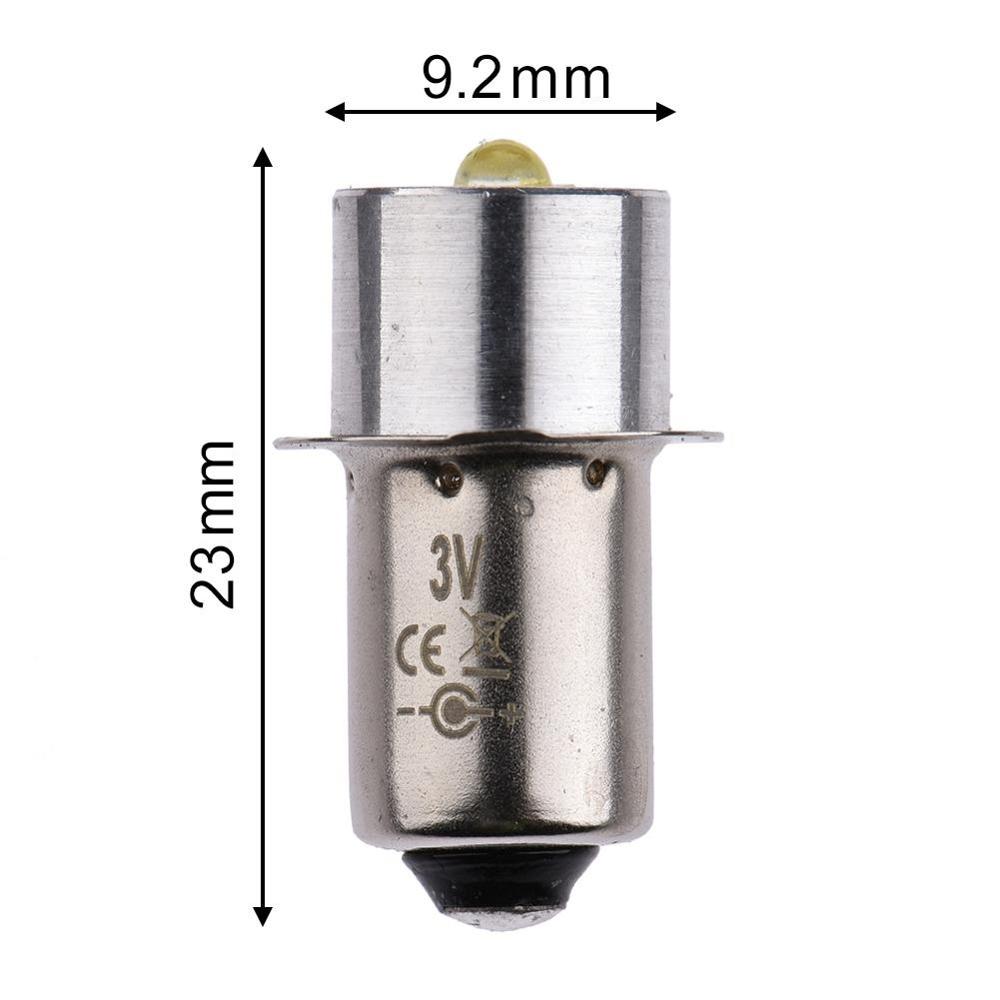 P13.5S 3W 3V/4 To 12V LED Lamp Bulb For Flashlight Replacement Bulb Torch Emergency Flashlight Light Bulbs Work Light With Chips