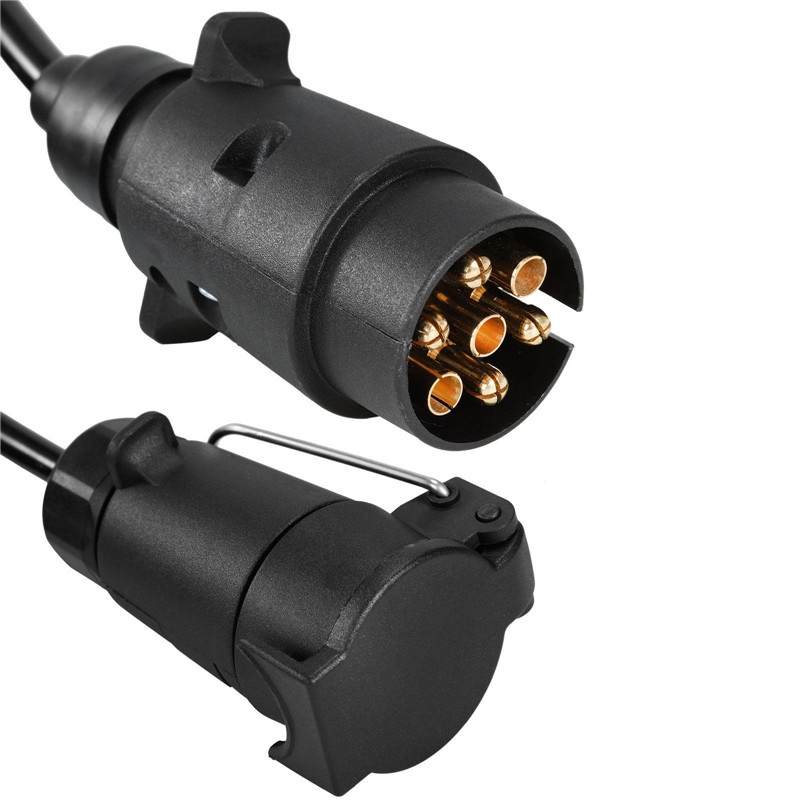 3m 7 -stifts släpvagn lastkort förlängningskabel ledning han till hona kabelkontakt uttag förlängningssladd kabeldragning husvagn tillbehör