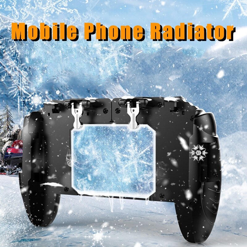 Voor Pugb Game Controller Halfgeleider Telefoon Cooler Gamepad Telefoon Trigger Voor 4-6.5 Inch Iphone Huawei Xiaomi Telefoon