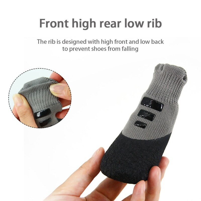 4 sztuk/zestaw gumowe buty dla psa wodoodporne antypoślizgowe placki deszcz śnieg buty skarpetki ciepłe dla szczeniąt duże małe koty psy botki