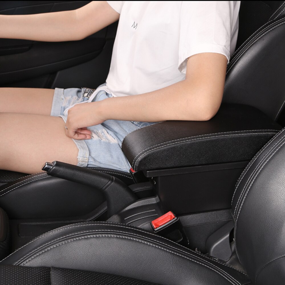 Armsteun Box Cover Holder Universal Car Center Console Modificatie Accessoires Opbergdoos Met Usb Voor Suzuki Vitara