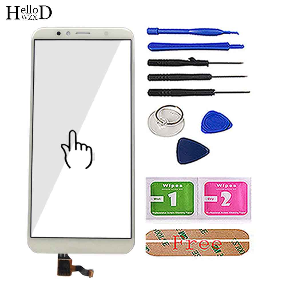 5.7'' Mobile Touch Screen Sensor For Huawei Honor 7A Pro AUM-L29 Touch Screen Digitizer Front Glass Panel: White With Tools