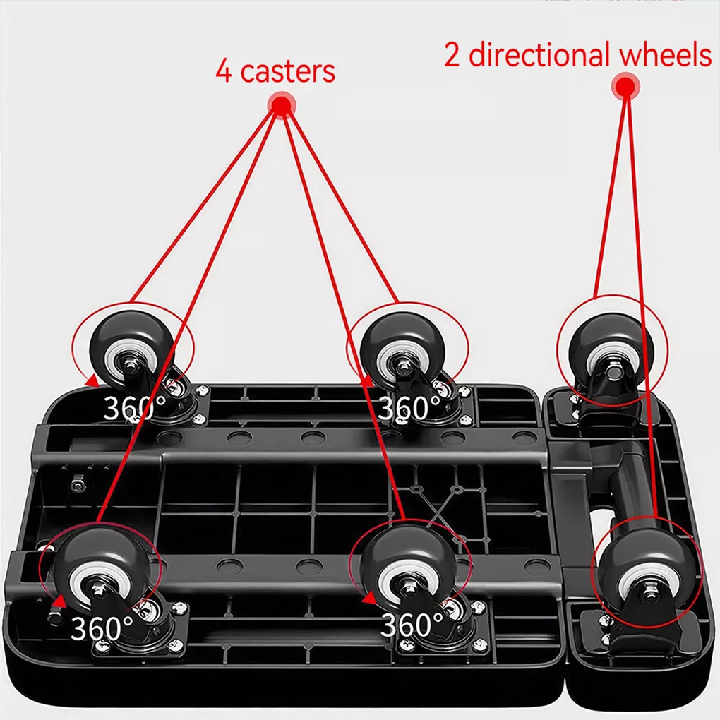 Wózki ręczne przenośne, wózki transportowe, małe składane wózki płaskie, wózki ręczne robić transportu towarów, narzędzia robić manipulacji materiałami.