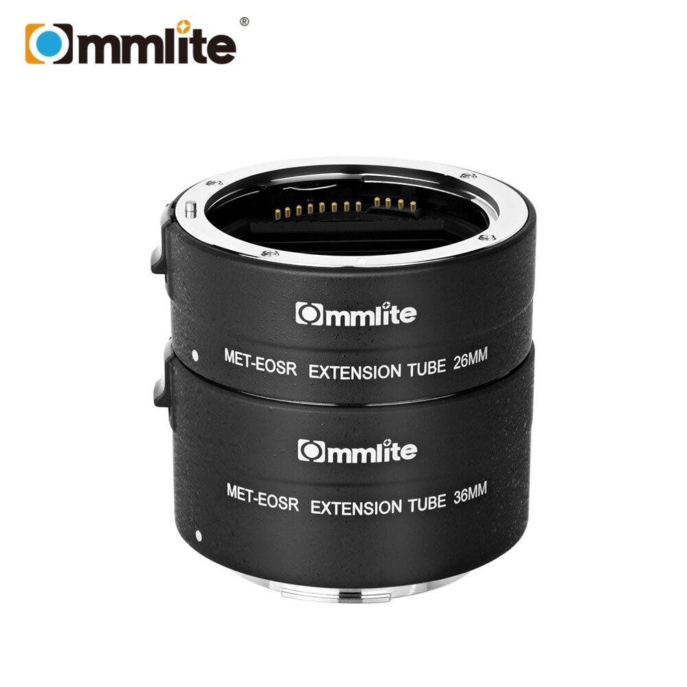 Commlite CM-MET-EOS R Automatische Macro Extension Tube Compatibel Met Voor Canon Eos R Mount Camera 'S & Lenzen
