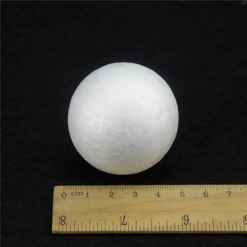 30PCS/Lot 50MM Modelling Polystyrene Styrofoam Foam Ball White Craft Balls For DIY Christmas Party Decoration Supplies