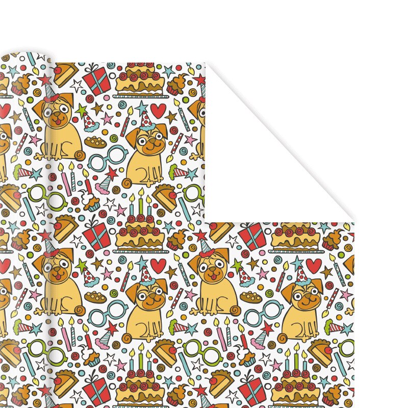 50x70cm Cartoon Style Wrapping Paper Roll for Wedding Kids Birthday Baby Shower Wrap Craft Paper Decor: S3