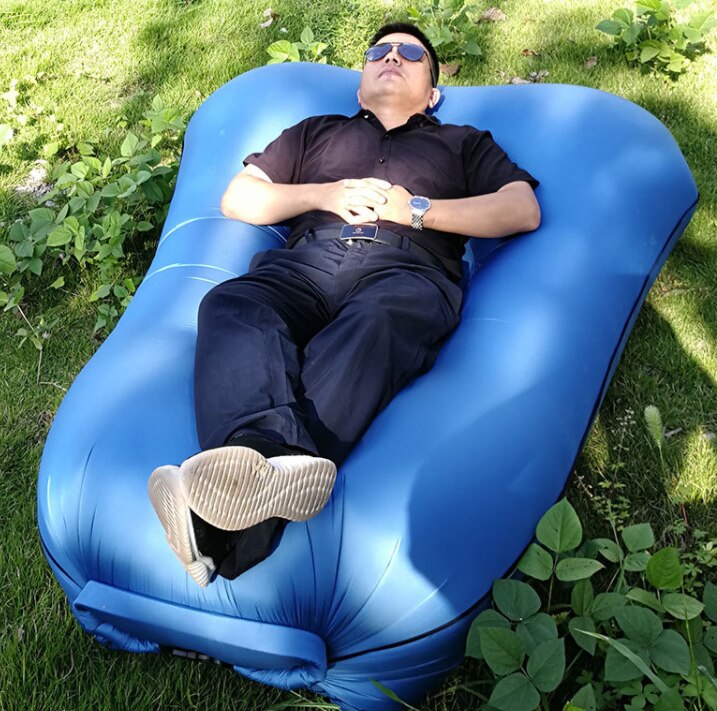 Inflatable lazy sofa outdoor double inflatable bed air bag from 100