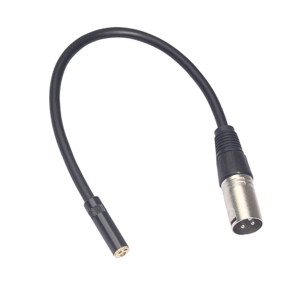 3.5mm Female Stereo/RCA Female Cable To XLR Female/Male Connector
