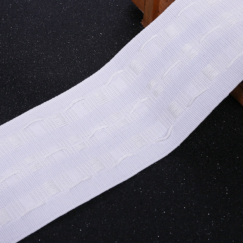 Punching Pull Pleated Tape Curtain Accessories Roman Hook Ring White Non Woven Cloth cp101&B
