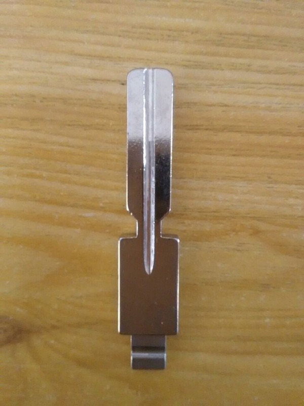 Nr. .18 nøgleblad til bmw foldebøjle udskiftning nøgleblad med midterste rille