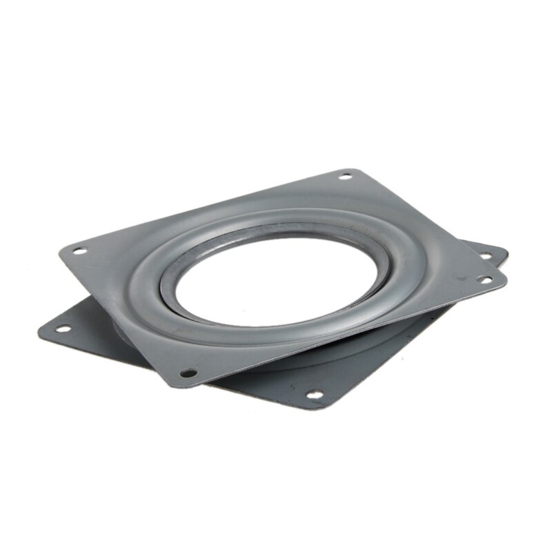 Square Bearing Swivel Plate Lazy Susan Turntable 3"/4"/6" TV Rack Desk Tool