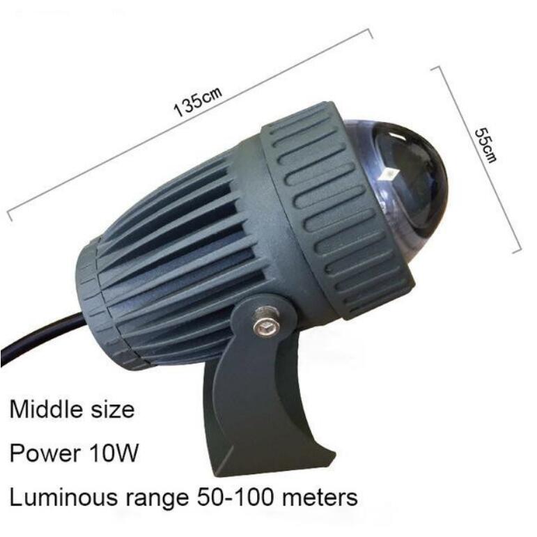 Outdoor LED Spotlight Waterproof IP65 Wall Lamp Narrow Beam Angle LED Floodlight 3W 10W Spot Lamp Long Distance Wall Washer Lamp