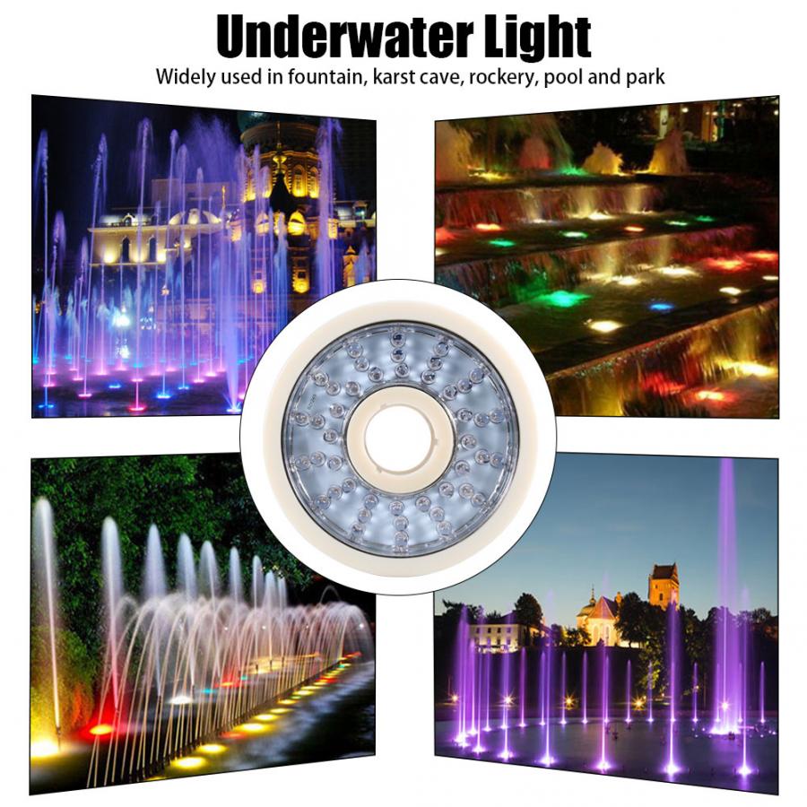 IP68 Wasserdichte Unterwasser Licht Hof Brunnen LED Landschaft Lampe für Beleuchtung Dekoration