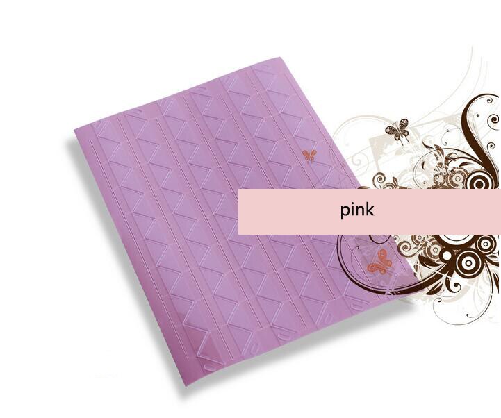 25 kpl tee itse valokuva-albumi leikekirjan kulmatarra pvc värikäs paperi kulmatarra kehys kuva koristelu 18 väriä: Vaaleanpunainen läpinäkyvä