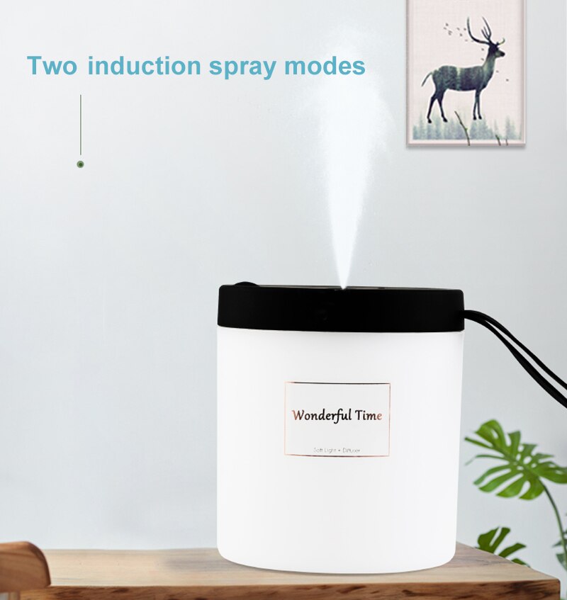 Car Portable Infrared Induction Sterilizer Alcohol Spray Disinfection Dispenser Induction humidifier Car Interior Accessories