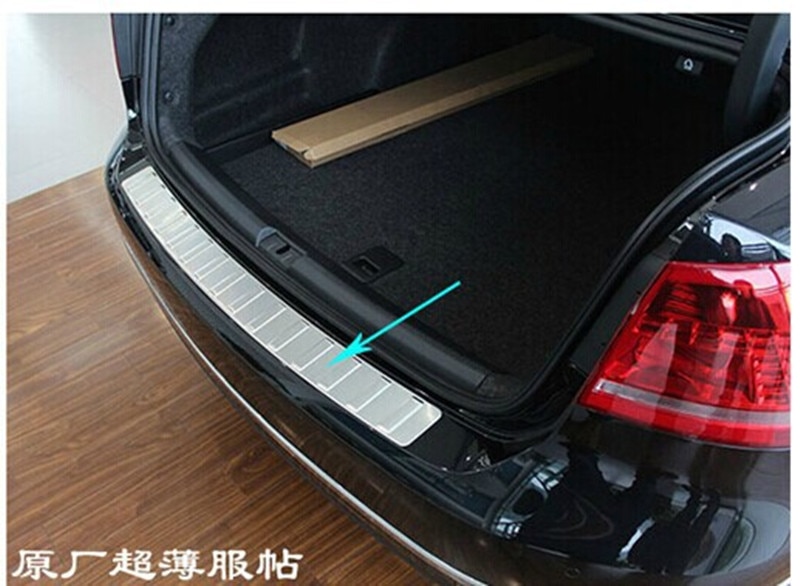 rear Sill Car bumper Protector stainless steel styling for Volkswagen Passat B7