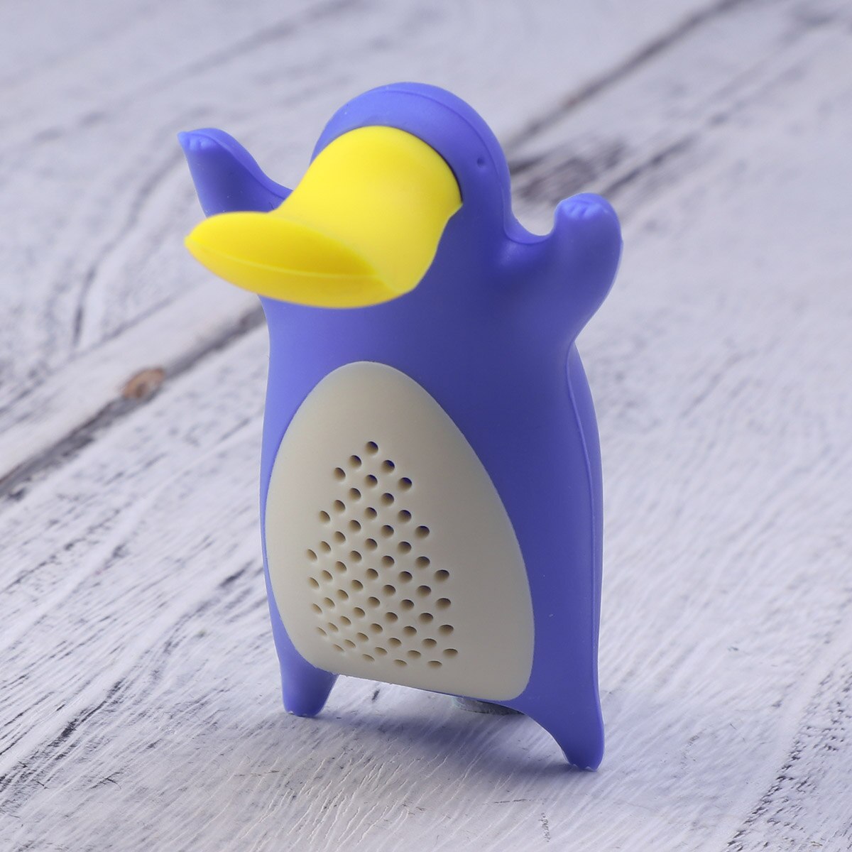 1PC Platypus Tea Infuser Reusable Loose Leaf Tea Strainer Filter Diffuser Silicone Kitchen Tools Gadgets(Blue)