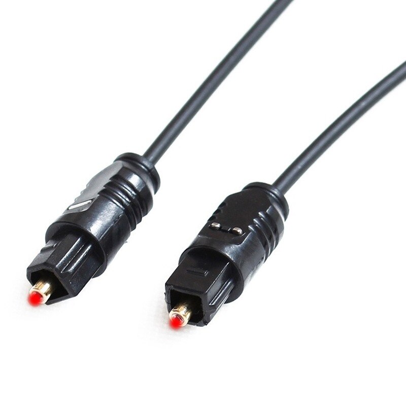 OD2.2mm Optical Fiber Audio Cable, Metal Audio Audio Cable Toslink Cable Digital Cable Plastic Optical Fiber Audio Transmission