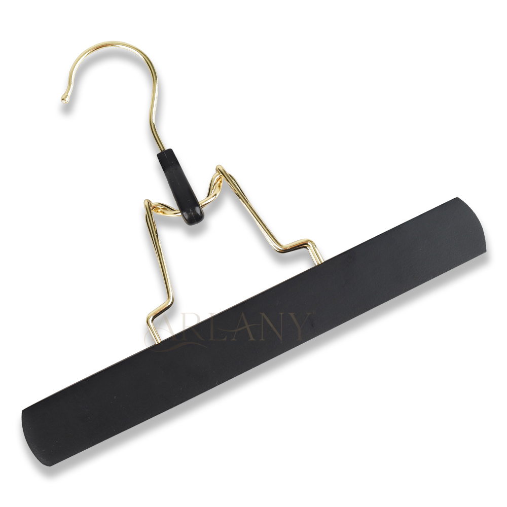 ARLANY Houten haarextensieshanger Dubbelzijdige opslaghouder voor haarstukken Broekhanger voor kleding Broekdrager Pruikhouder: Rood