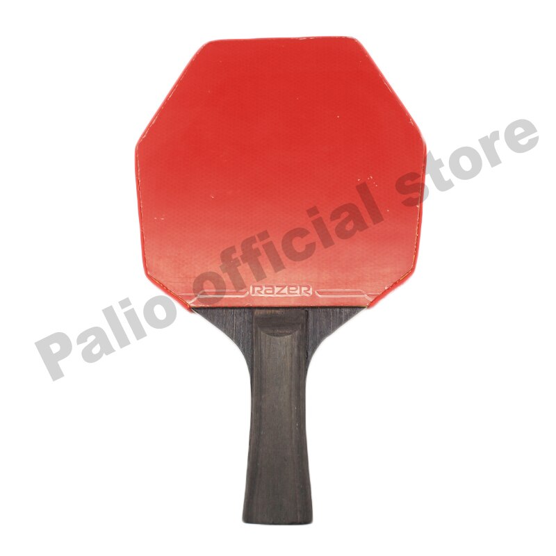OEM finished racket Horizontal Grip Cybershape Shakehand Paddles Table Tennis Blade Offensive Curve Table Tennis Racket: carbon FL