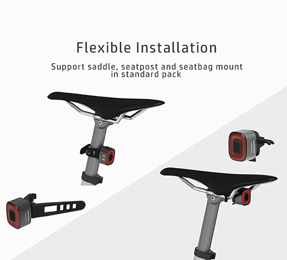 100 Cubelite Fahrrad Rückleuchten Intelligente Sensor Bremse Licht USB Rennrad MTB CubeLite Hinten Rücklicht Aktualisierung Clever Rücklicht