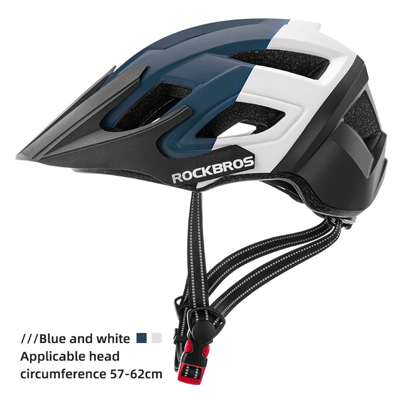 ROCKBROS – casque de vélo électrique pour hommes et femmes, respirant, résistant aux chocs, vtt, vélo de route, sécurité, cyclisme, équipement de vélo: TS-39-BW