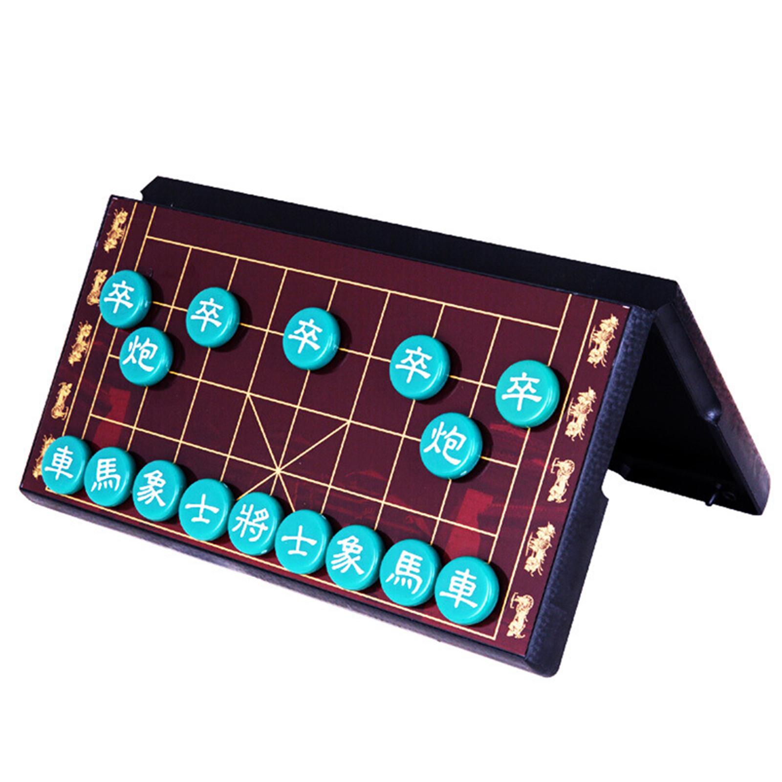 Portable Chinese Chess Set Xiangqi Skills Strategy Grandado