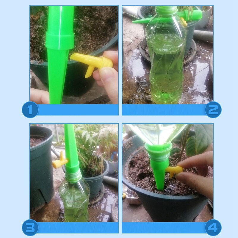 -Garden Self Watering Automatic Plant Waterer Plant Watering Device Garderning Irrigation Tool for Water House Water Spray
