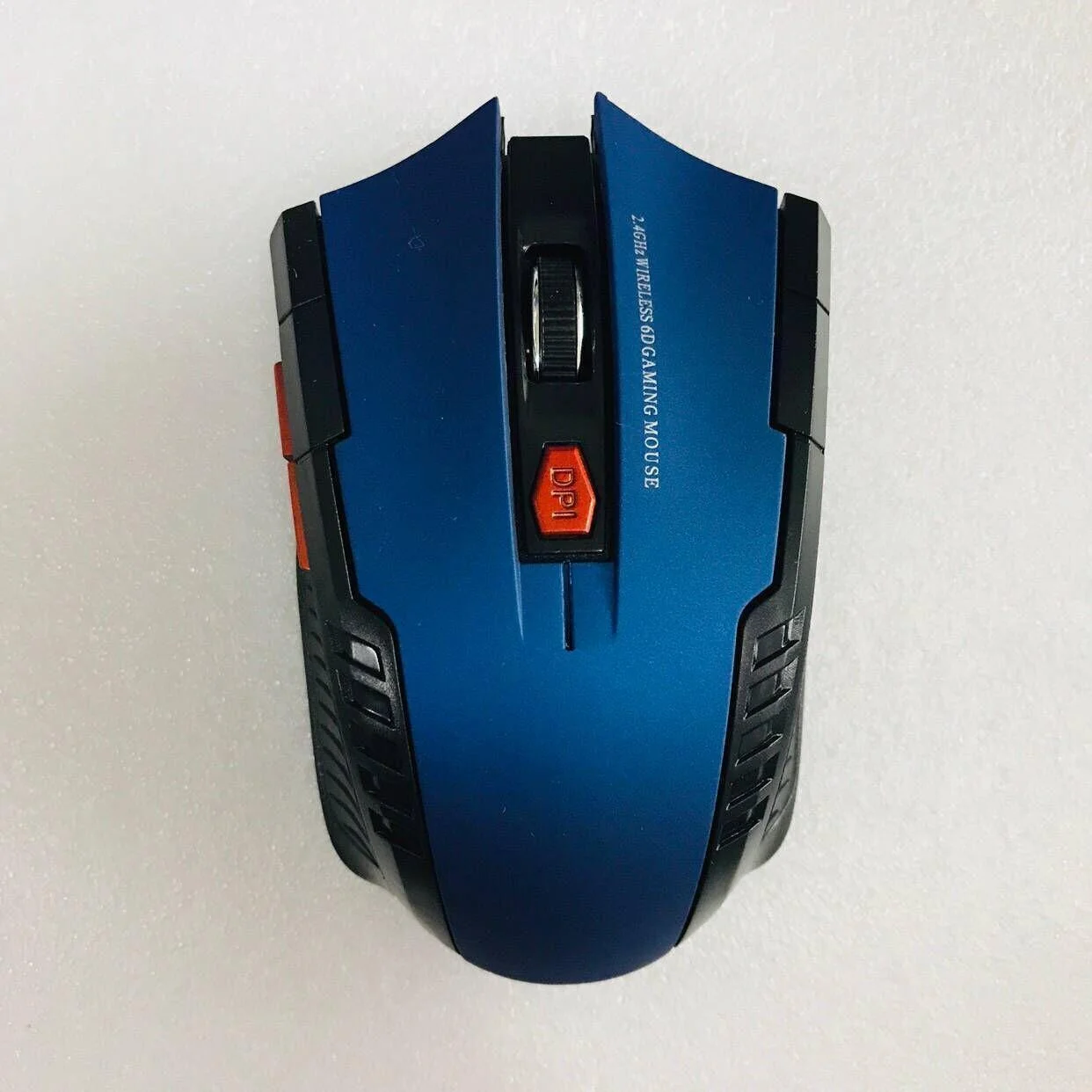 Mini Portable Mouse Mice 2.4GHz Wireless Optical Game Mouse for PC Laptop Computer USB Receiver: Blue