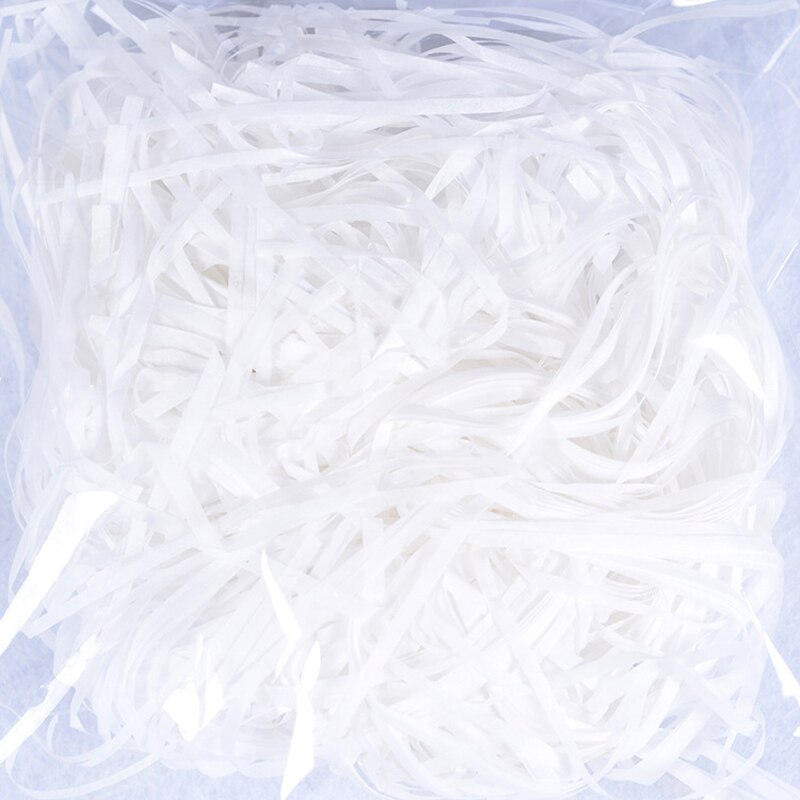 10g DIY White Paper Raffia Shredded Paper Confetti Box Filling Material Wedding Marriage Home Decor Decoration: White
