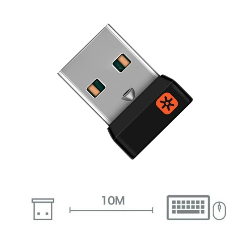 Voor Logitech-Dongle Ontvanger Unifying Nano Ontvanger Dongle 6 Kanaal Voor Mx M905 M950 M505 M510 Ect Ontvanger Adapter