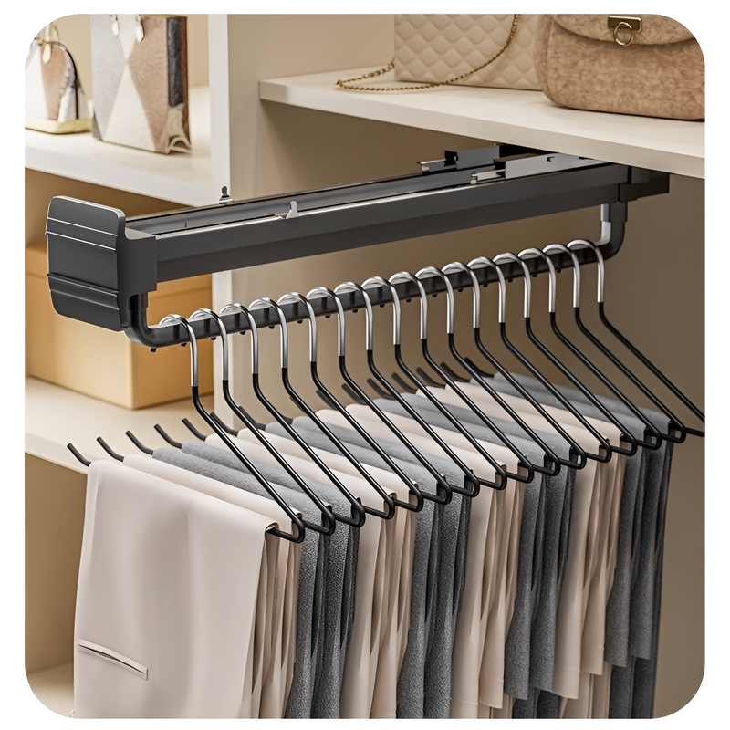 Cintre rétractable extractible pour garde-robe, tige télescopique pour suspendre des vêtements, pantalon suspendu, rangement de garde-robe et cintre coulissant