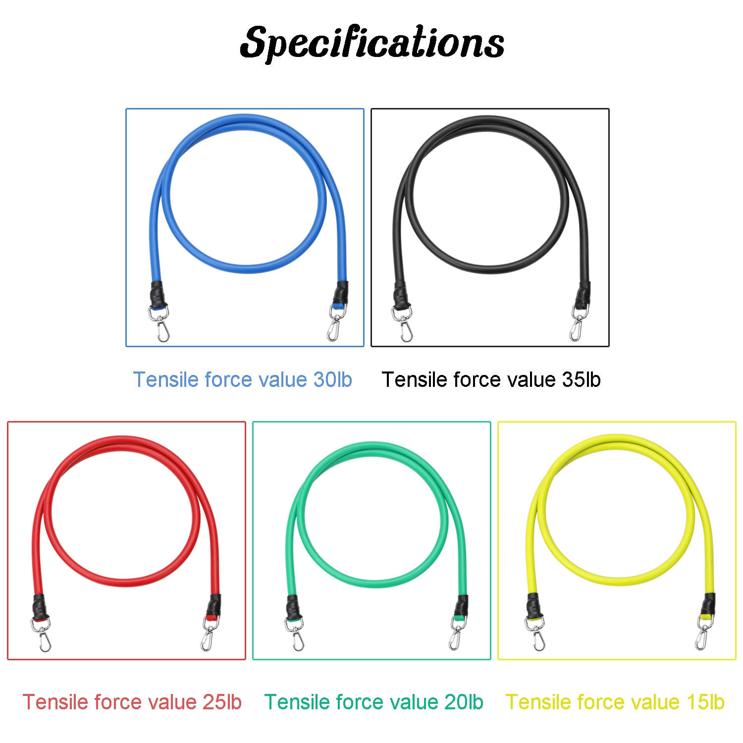 11Pcs/Set Latex Resistance Bands Gym Door Anchor Ankle Straps With Bag Kit Set Yoga Exercise Fitness Band Rubber Loop Tube Bands