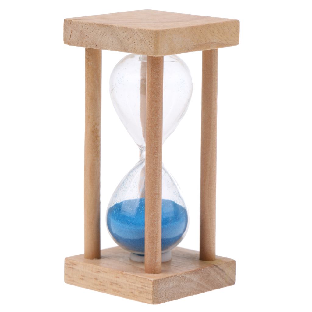 1/3/5/10/15/30/60 Minutes Hourglass Sandglass Sand Clock Timer Table Shelf Decor