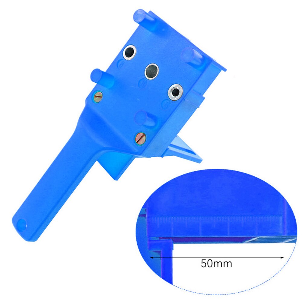 Woodworking Straight Hole Punch Locator Carpentry Wood Doweling Drill Pocket Hole Jig Plastic Handheld Wood Punch 6-10mm Locator