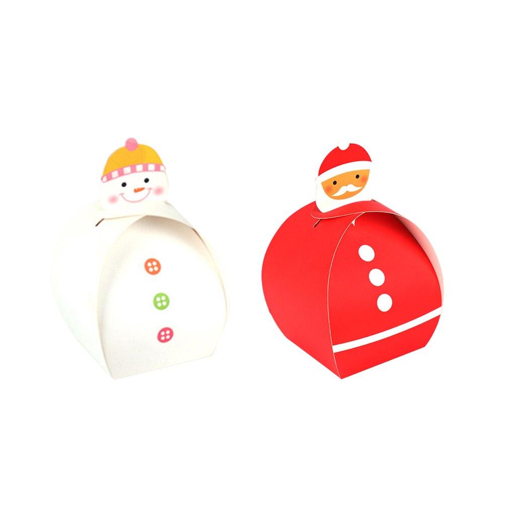 12pcs Wrap Storage Candy Box Paper Goodies Apple Treats Packaging Bags Holders Boxes for Festival Party