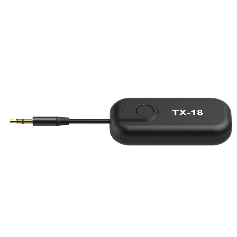 Bluetooth 5.0 sender modtager trådløs 2 in 1 ladebar til tv pc bil højtaler 3.5mm aux hifi musik o adapter