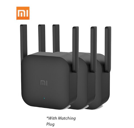 Xiaomi WiFi Verstärker Profi Mbps 2,4G kabellos Verstärker 2*2 dBi Antenne Zauberstab Stecker WiFi Palette Verlängerung Booster xiaomi Router: 3stck