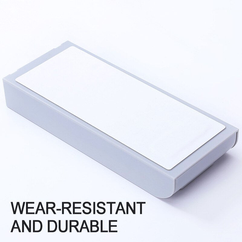 1pcs Paste Plastic Desk Storage Case Self-Adhesive Under Desk Drawer Makeup Organizer Hidden Sticky Sundries Storage Box